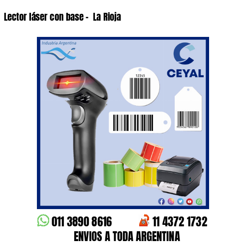 Lector láser con base –  La Rioja
