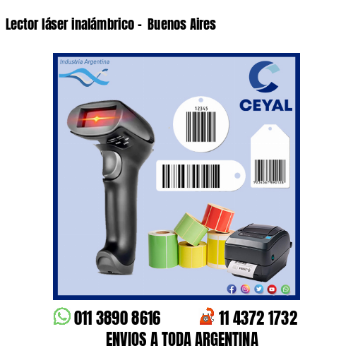 Lector láser inalámbrico –  Buenos Aires