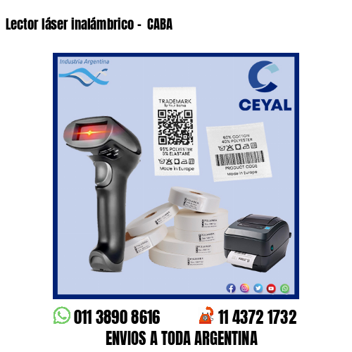 Lector láser inalámbrico –  CABA