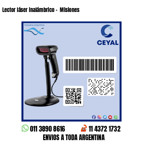 Lector láser inalámbrico –  Misiones
