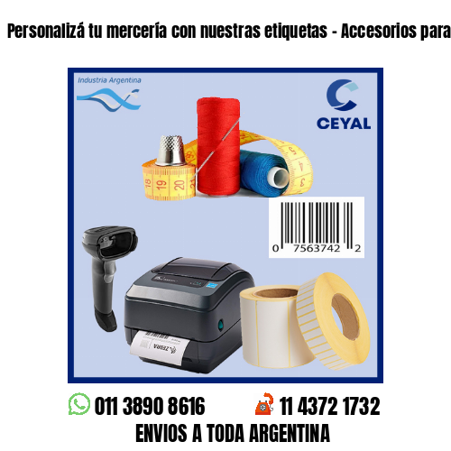 Personalizá tu mercería con nuestras etiquetas – Accesorios para bijouterie