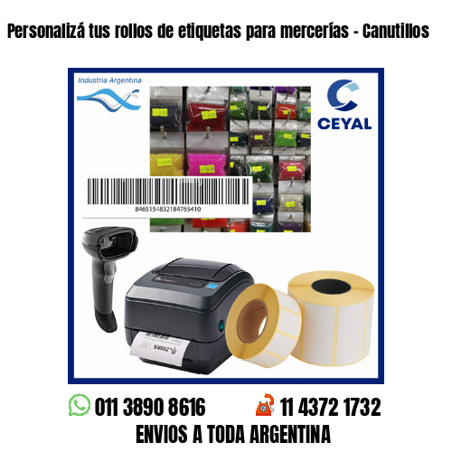 Personalizá tus rollos de etiquetas para mercerías – Canutillos