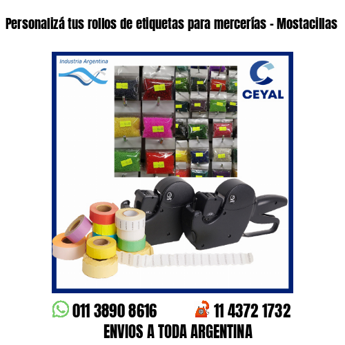 Personalizá tus rollos de etiquetas para mercerías – Mostacillas