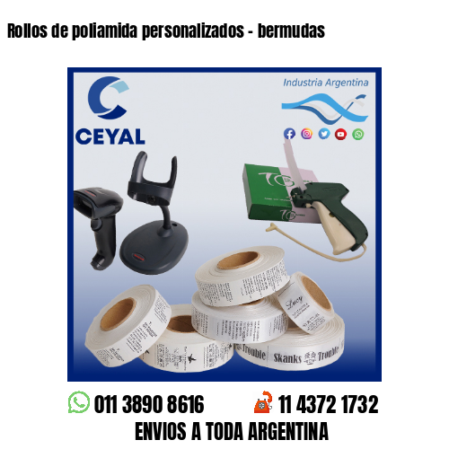 Rollos de poliamida personalizados – bermudas