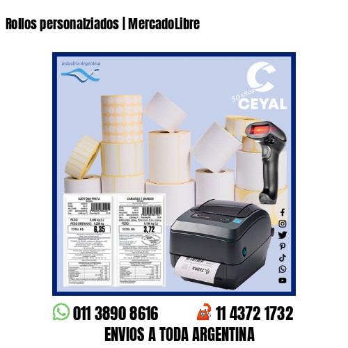 Rollos personalziados | MercadoLibre