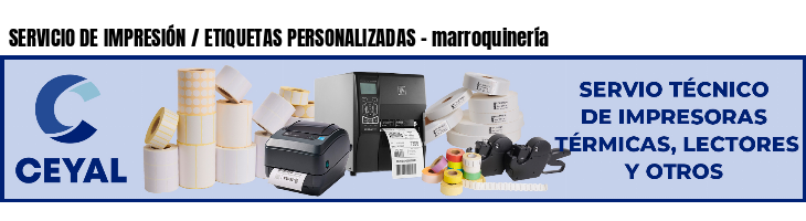SERVICIO DE IMPRESIÓN / ETIQUETAS PERSONALIZADAS - marroquinería