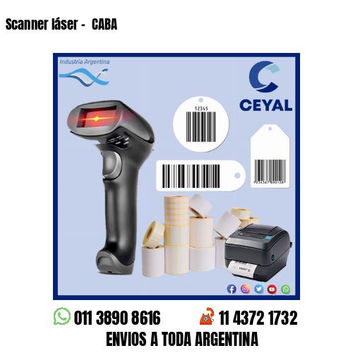 Scanner láser –  CABA