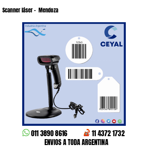 Scanner láser –  Mendoza