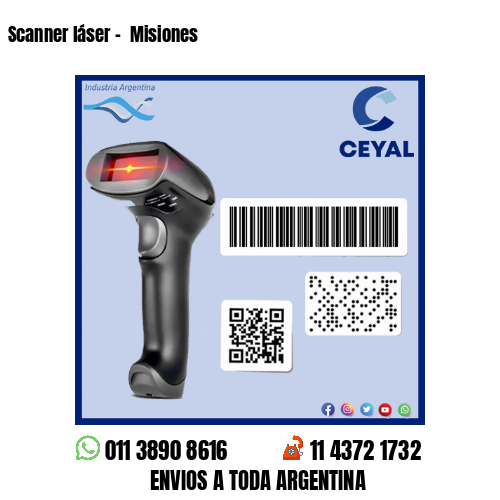 Scanner láser –  Misiones