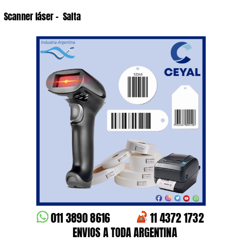 Scanner láser –  Salta