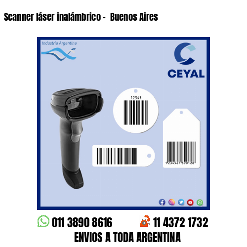 Scanner láser inalámbrico –  Buenos Aires