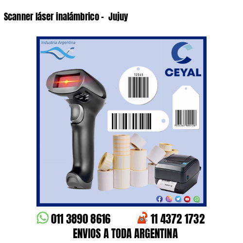 Scanner láser inalámbrico –  Jujuy