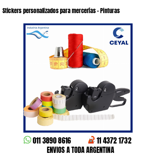 Stickers personalizados para mercerías – Pinturas