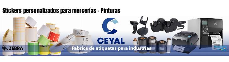 Stickers personalizados para mercerías - Pinturas 