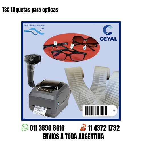 TSC Etiquetas para opticas
