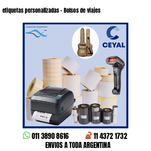 etiquetas personalizadas – Bolsos de viajes