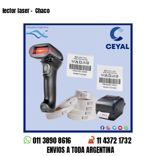 lector laser –  Chaco