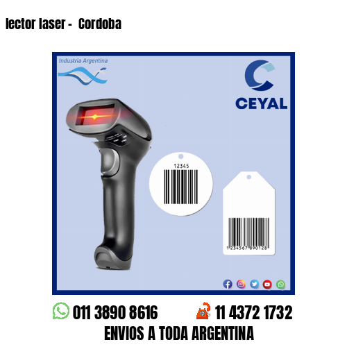 lector laser –  Cordoba