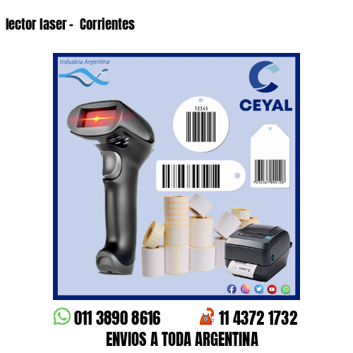 lector laser –  Corrientes