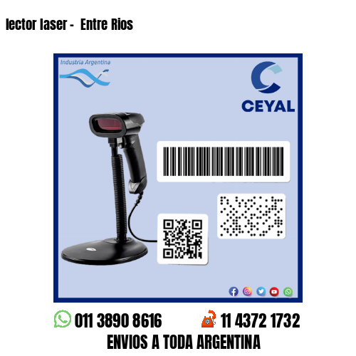lector laser –  Entre Rios