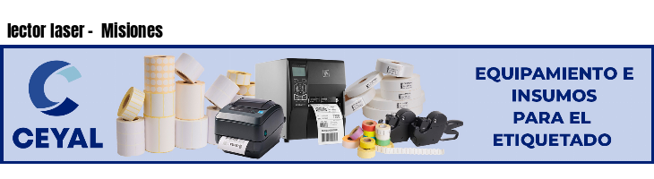lector laser -  Misiones