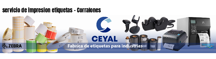 servicio de impresion etiquetas - Corralones