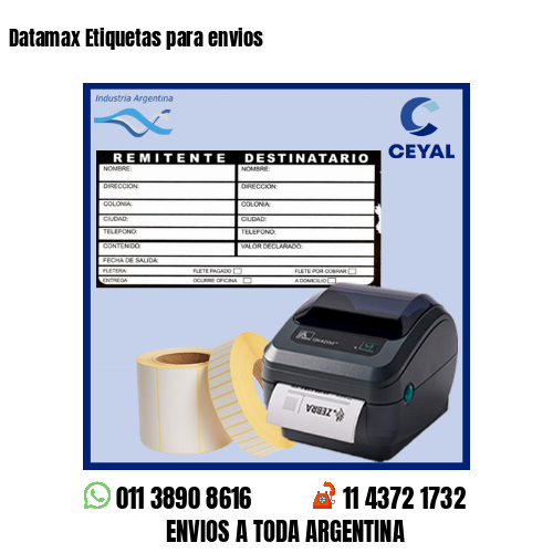 Datamax Etiquetas para envios