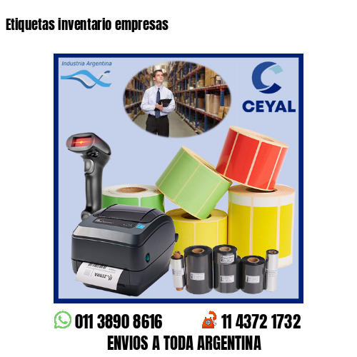 Etiquetas inventario empresas