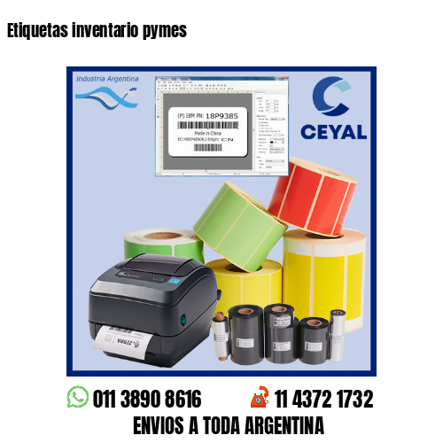 Etiquetas inventario pymes