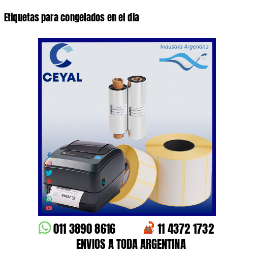 Etiquetas para congelados en el dia