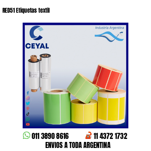 RED51 Etiquetas textil
