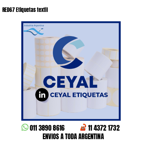 RED67 Etiquetas textil