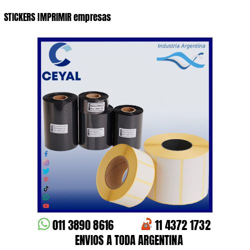 STICKERS IMPRIMIR empresas