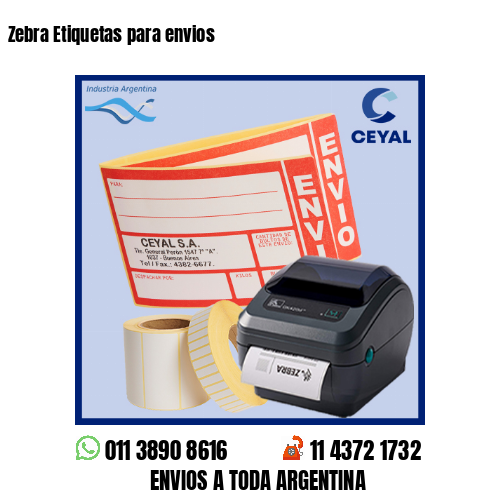 Zebra Etiquetas para envios