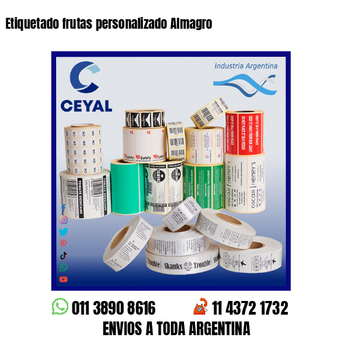 Etiquetado frutas personalizado Almagro