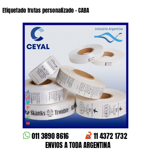 Etiquetado frutas personalizado – CABA
