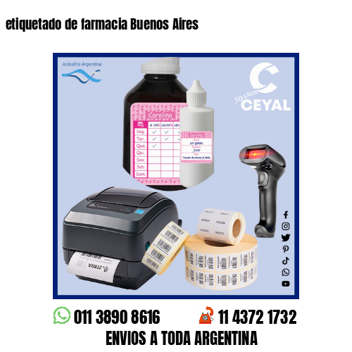 etiquetado de farmacia Buenos Aires