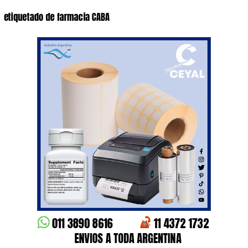 etiquetado de farmacia CABA