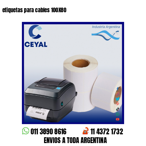etiquetas para cables 100X80