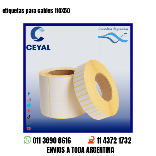etiquetas para cables 110X50