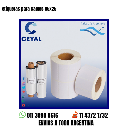 etiquetas para cables 65×25