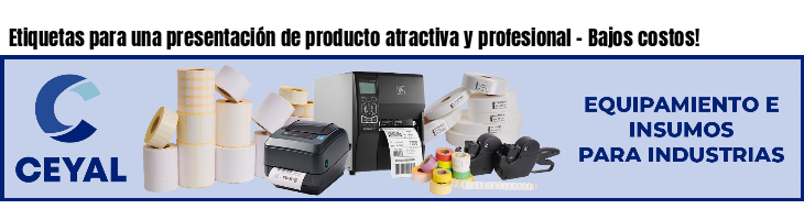 Etiquetas para una presentación de producto atractiva y profesional – Bajos costos!