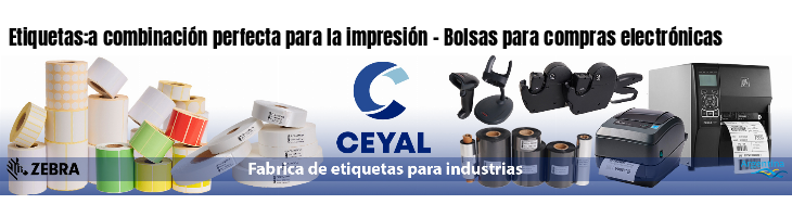 Etiquetas:a combinación perfecta para la impresión - Bolsas para compras electrónicas