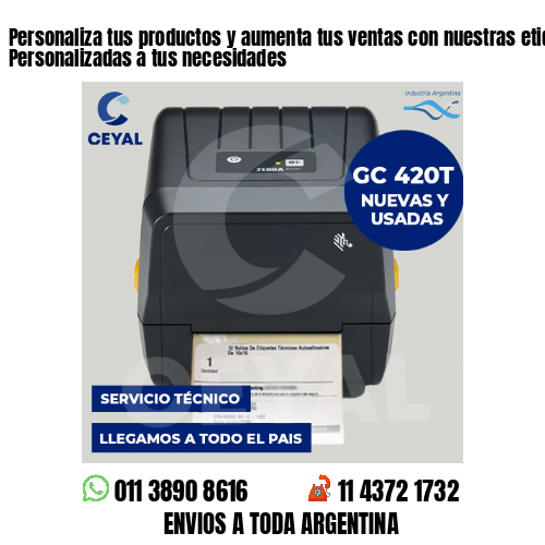 Personaliza tus productos y aumenta tus ventas con nuestras etiquetas – Personalizadas a tus necesidades