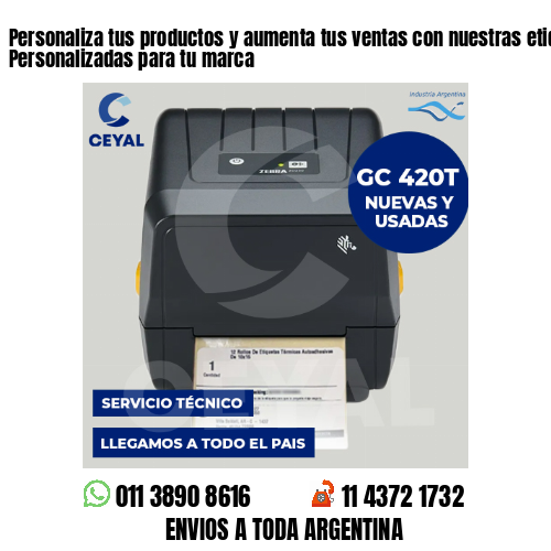 Personaliza tus productos y aumenta tus ventas con nuestras etiquetas – Personalizadas para tu marca