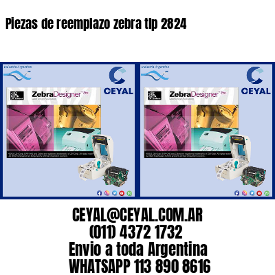 Piezas de reemplazo zebra tlp 2824