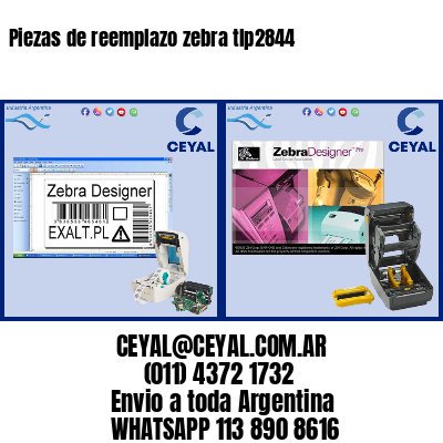 Piezas de reemplazo zebra tlp2844