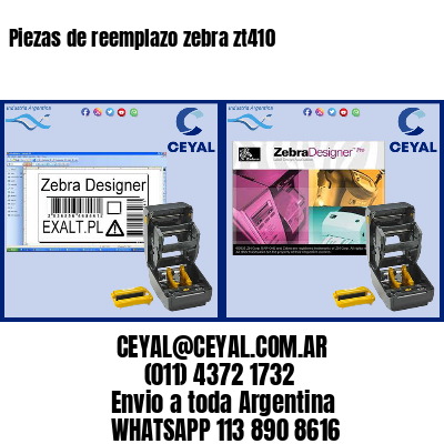 Piezas de reemplazo zebra zt410