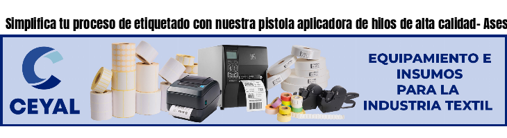 Simplifica tu proceso de etiquetado con nuestra pistola aplicadora de hilos de alta calidad- Asesoramiento ONLINE