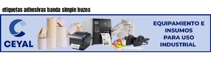 etiquetas adhesivas banda simple buzos